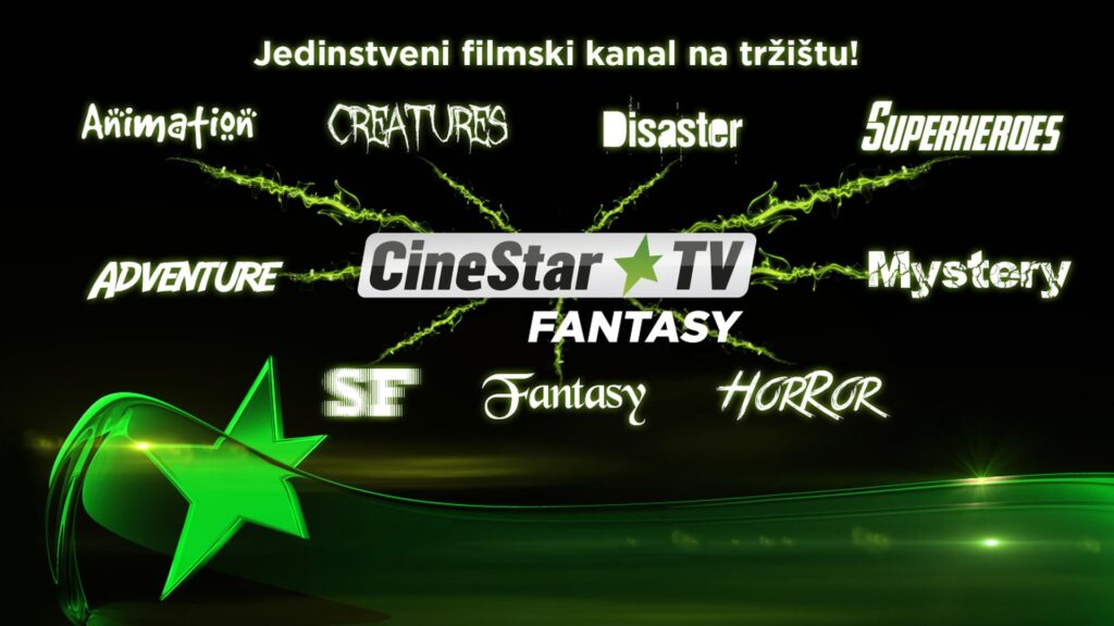 CINESTAR TV FANTASY NOVI FILMSKI KANAL!