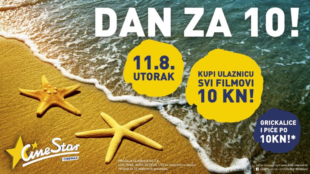 CINESTAR DAN ZA 10!