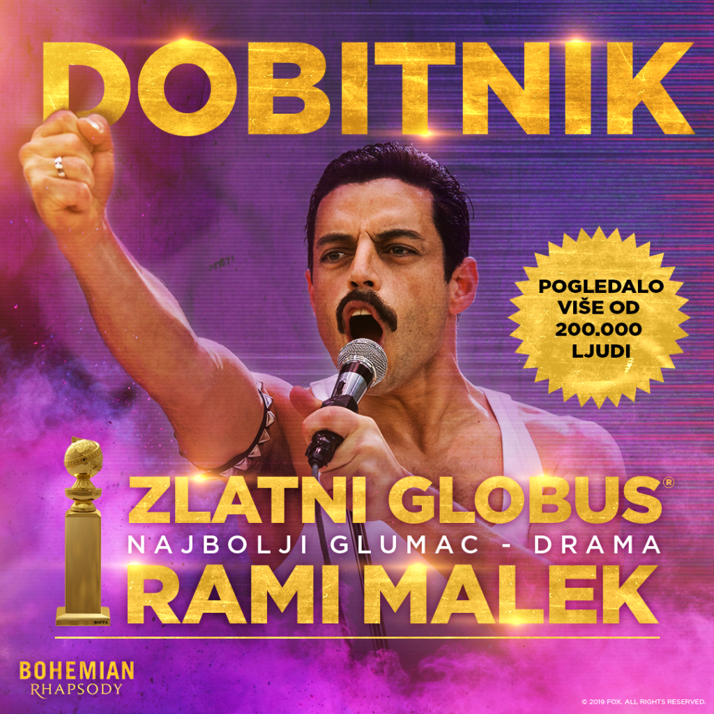 BOHEMIAN RHAPSODY JE NAJBOLJI FILM GODINE!