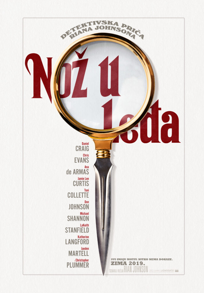 DANIEL CRAIG I CHRIS EVANS U PRVOM TRAILERU MISTERIOZNOG FILMA NOŽ U LEĐA