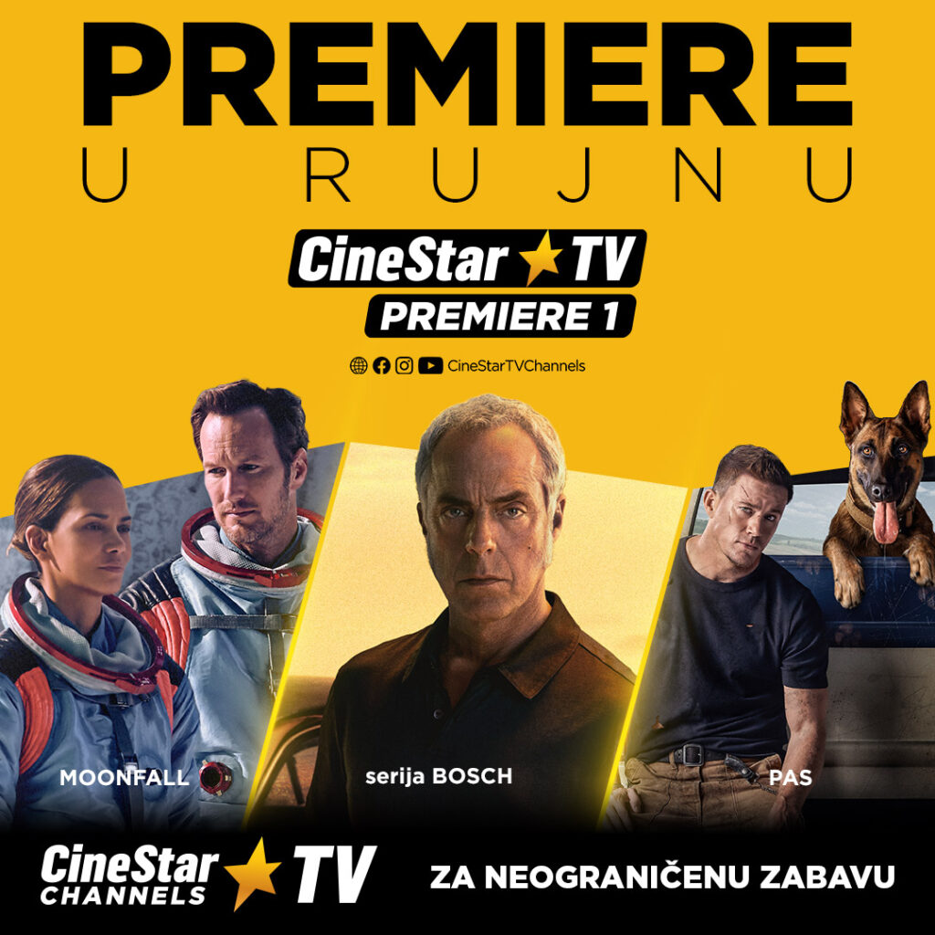 SPEKTAKULARNA LISTA BLOCKBUSTERA NA CINESTAR TV PREMIERE KANALIMA U RUJNU